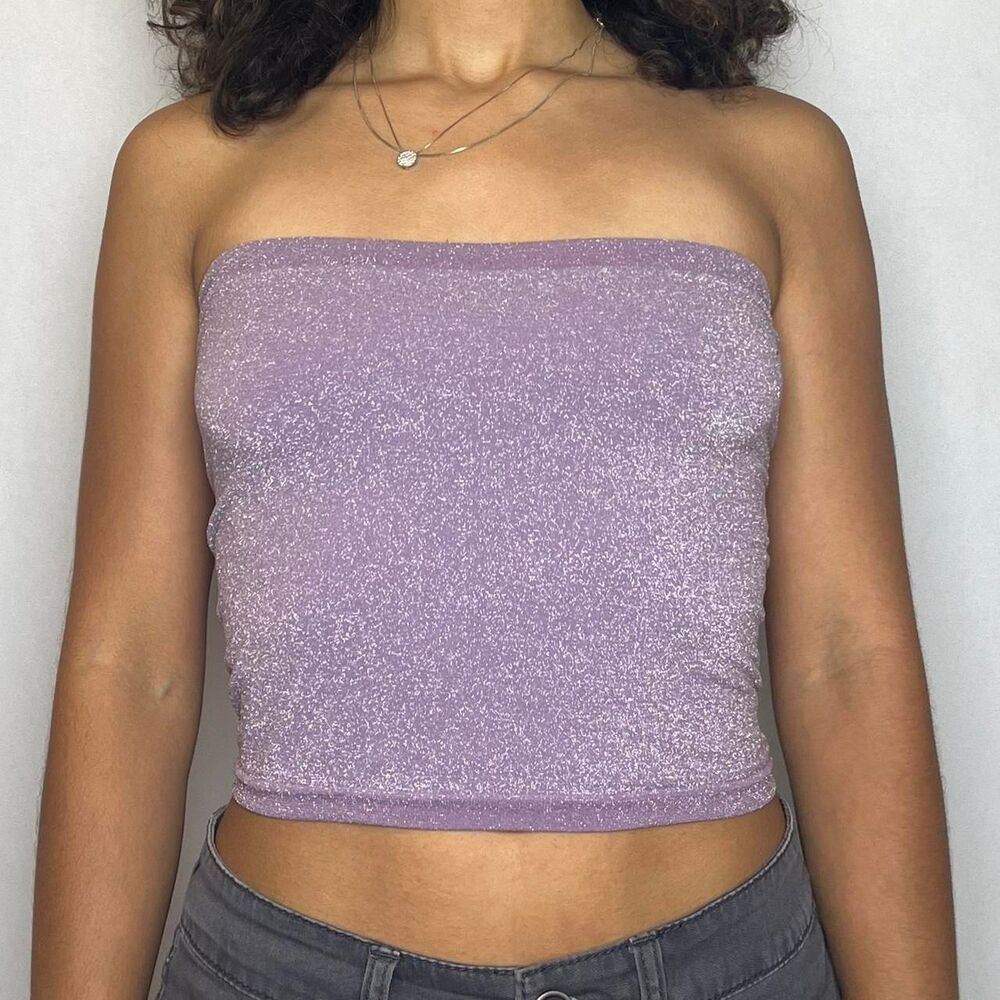Replay Women's Purple and Silver Vest